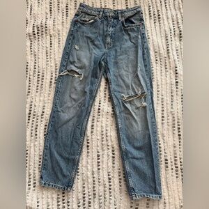 Zara Medium Blue Denim Jeans